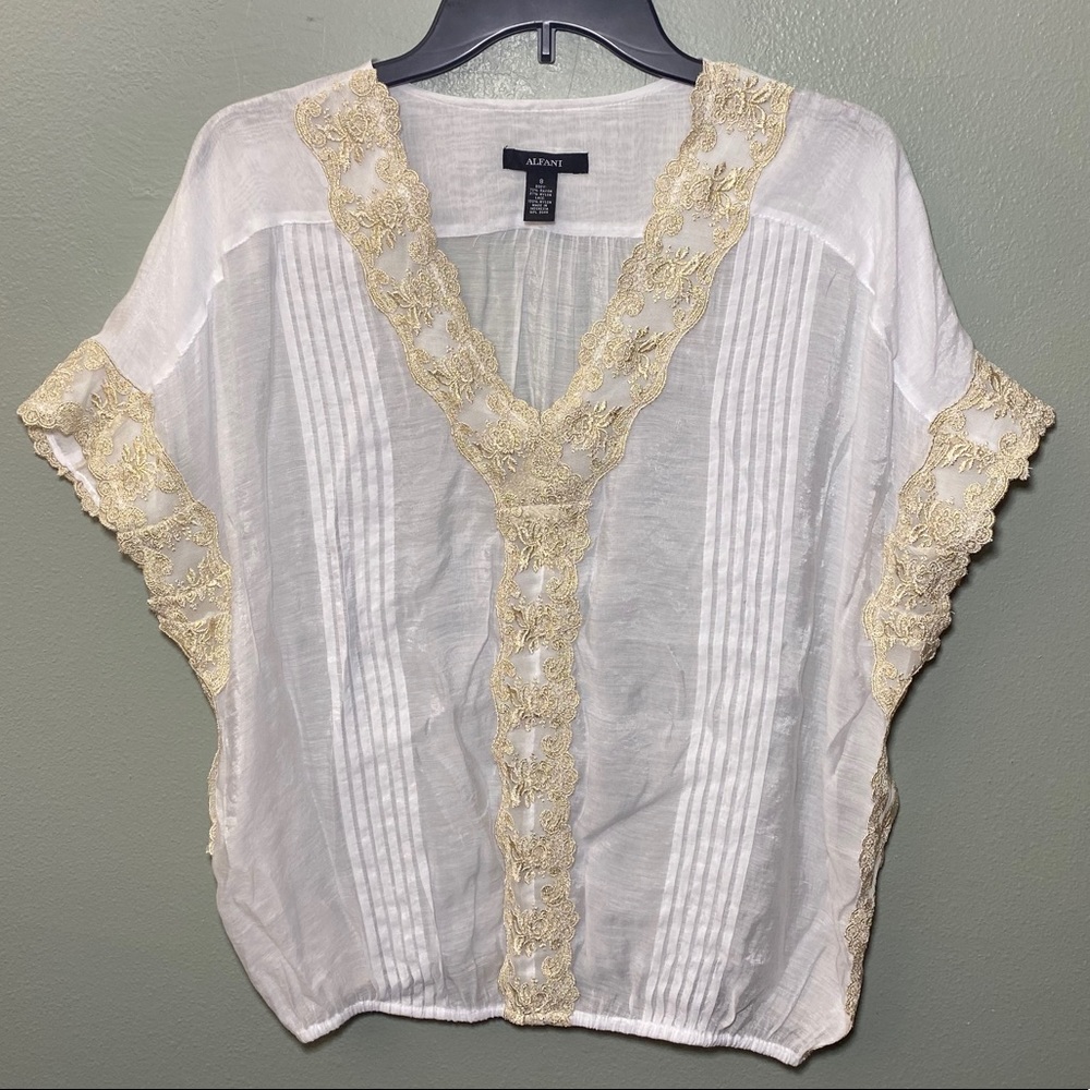 Gold Embroidered Blouse
